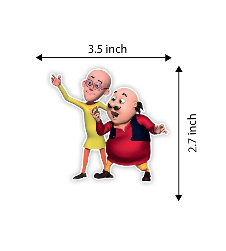 MotuPatlu574 Cartoon Theme Fridge Magnet | Home & Kitchen Decor Magnet | Refrigerator Door Decoration